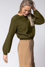 Bellow Sleeve Possum Merino Top