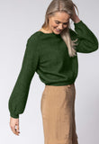 Possum Merino Bellow Sleeve Top - Noble Wilde