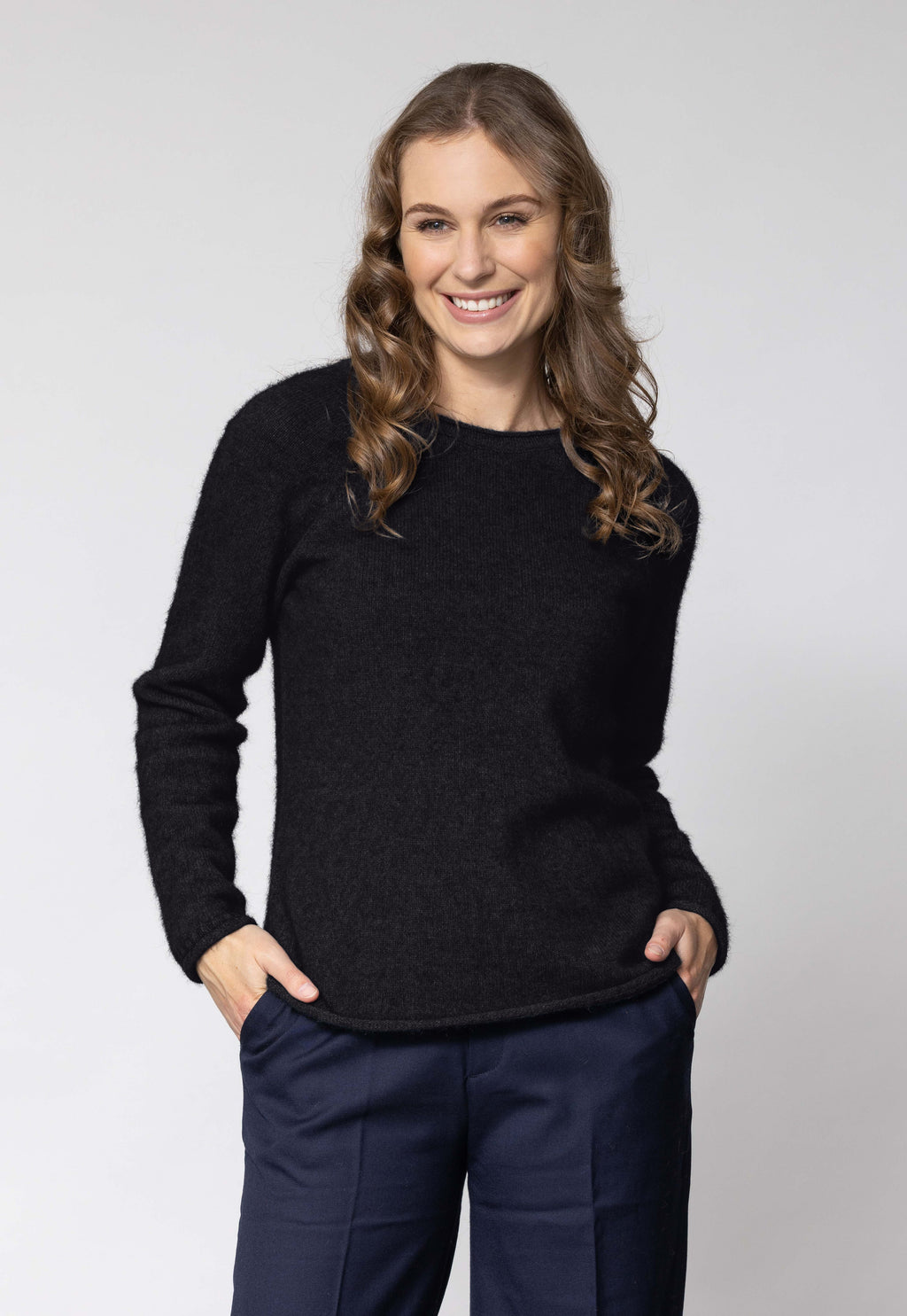 Rutland Possum Merino Raglan Crew