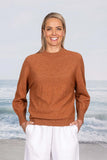 Aurora Dolman Crew Possum Merino + Cotton