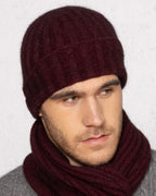 Rib Detail Possum Merino Beanie