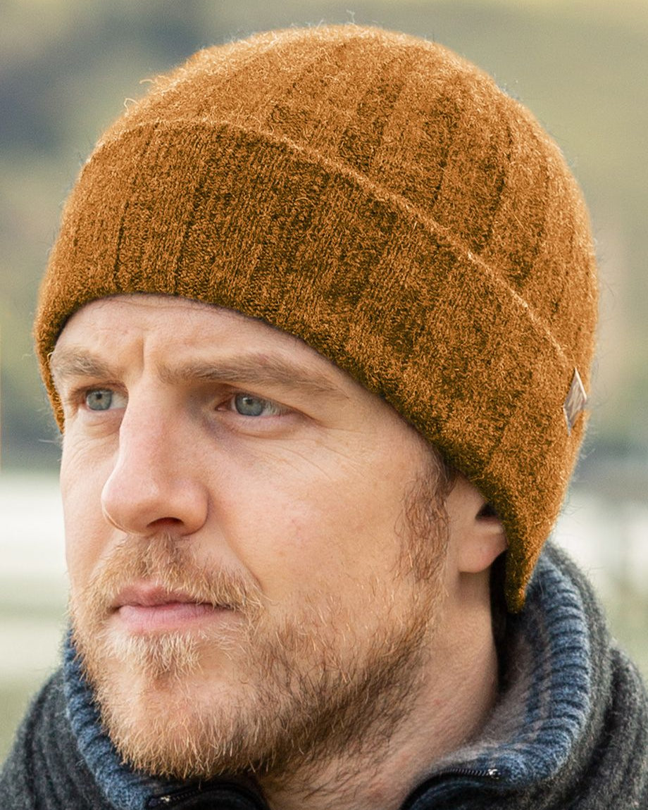 Rib Detail Possum Merino Beanie