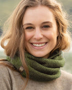 Moss Stitch Possum Merino Neck Warmer