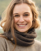 Moss Stitch Possum Merino Neck Warmer