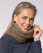 Moss Stitch Possum Merino Neck Warmer
