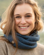 Moss Stitch Possum Merino Neck Warmer