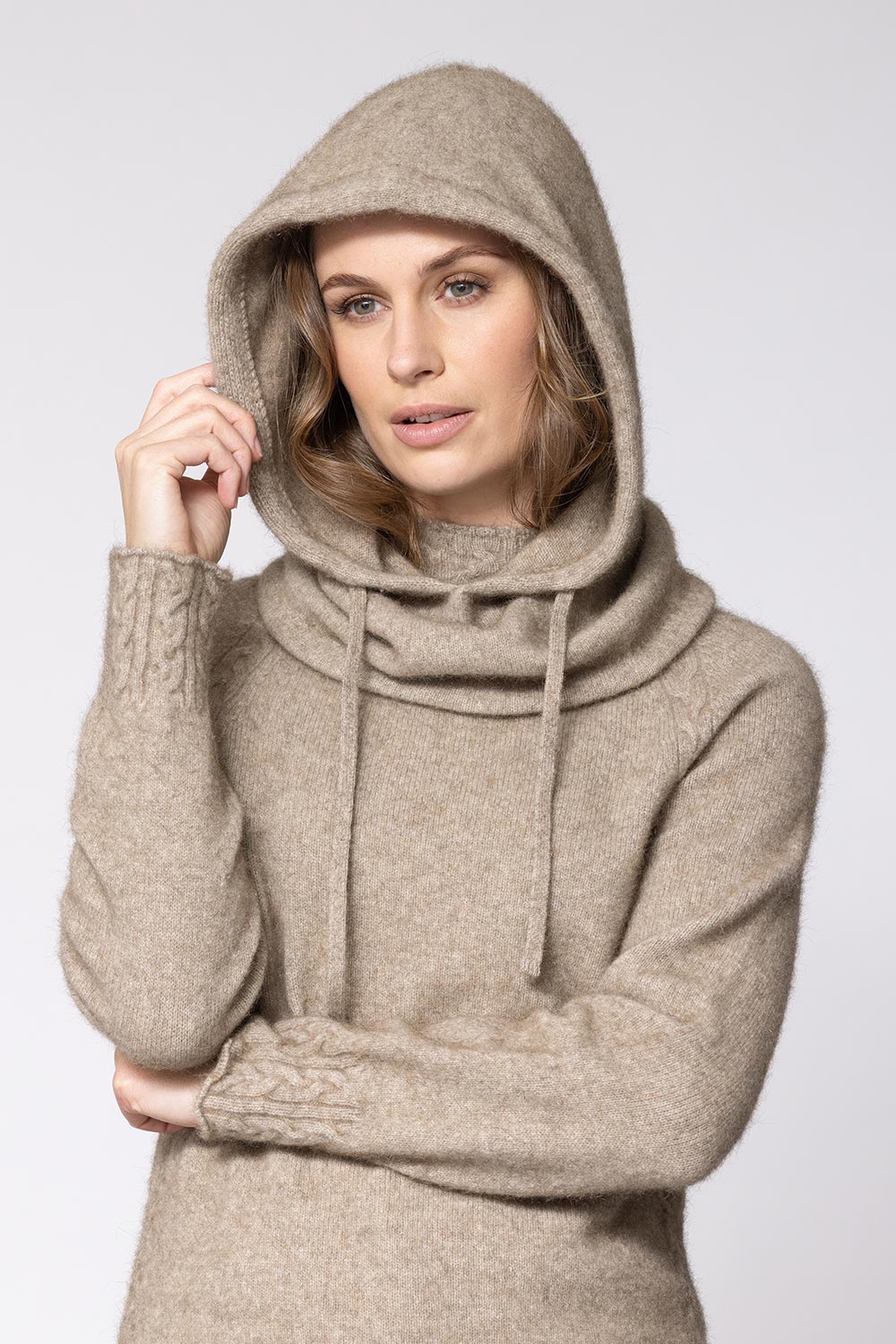 Oslow Possum Merino Hood Main image