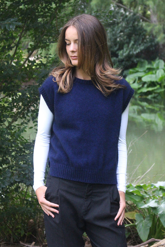 Serene Possum Merino Vest