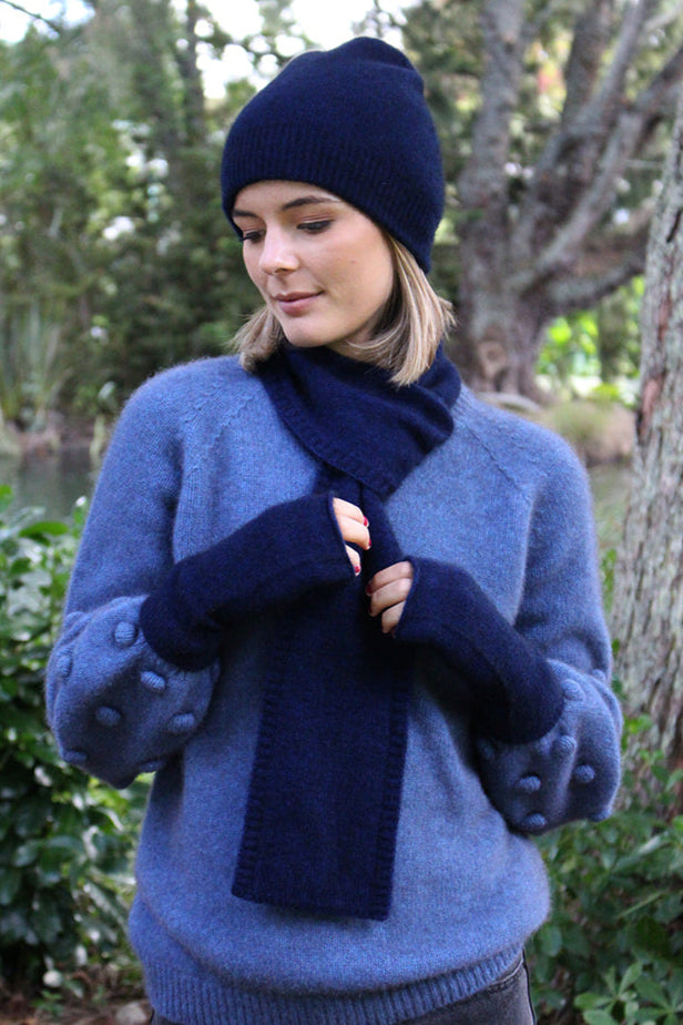 Double Thickness Possum Merino Loop Scarf