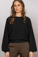 Bellow Sleeve Possum Merino Top