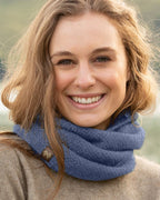 Moss Stitch Possum Merino Neck Warmer