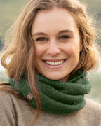 Moss Stitch Possum Merino Neck Warmer