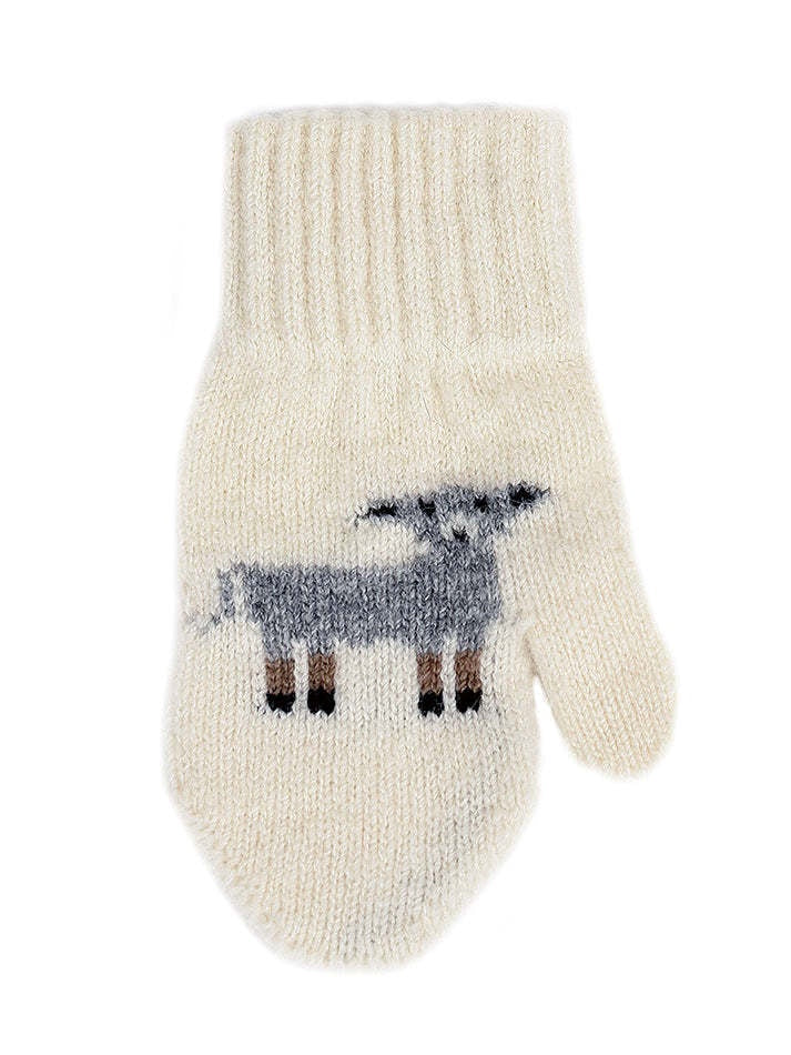 Children's Merino Wool Sheep Mittens - Lothlorian Knitwear