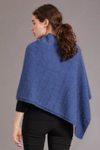 Garter Detail Possum Merino Poncho