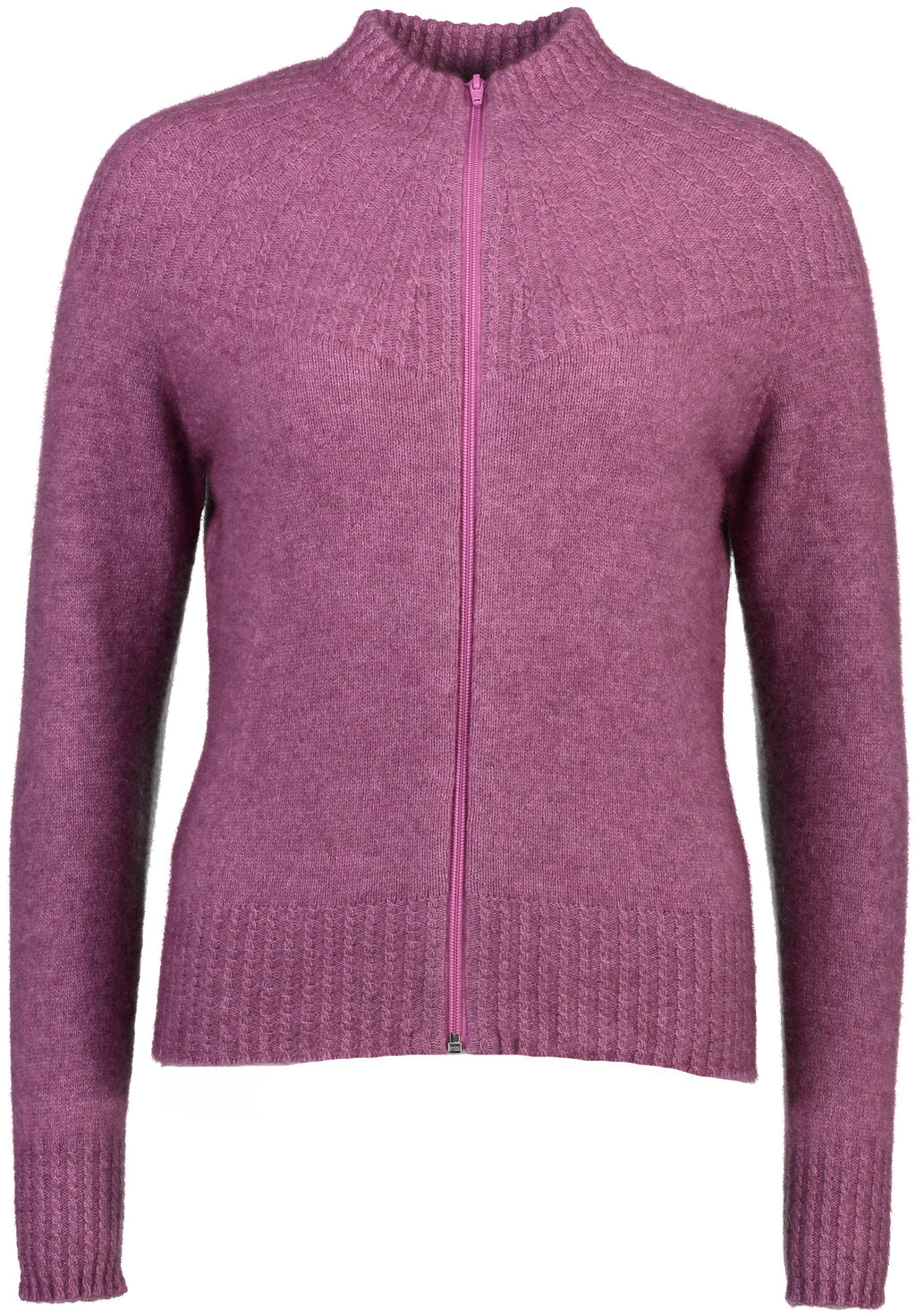 Yolk Neck Possum Merino Cable Jacket