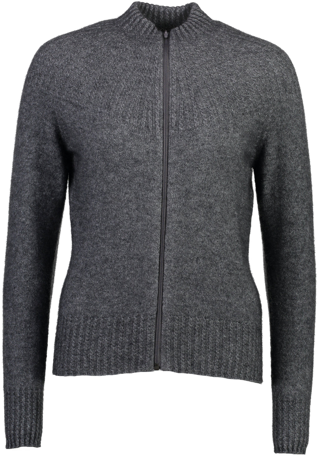Yolk Neck Possum Merino Cable Jacket