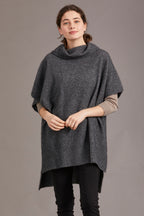 Step Hem Possum Merino Poncho