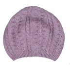 Cable Possum Merino Beret