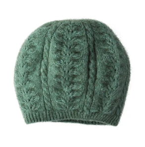 Cable Possum Merino Beret