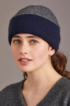 Two Tone Reversible Possum Merino Beanie