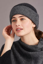 Two Tone Reversible Possum Merino Beanie