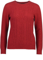 Lace Detail Possum Merino Crew Neck Jersey