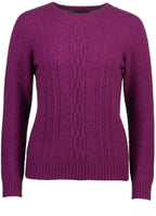 Lace Detail Possum Merino Crew Neck Jersey