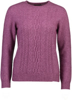 Lace Detail Possum Merino Crew Neck Jersey