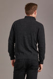Possum Merino Short Zip Rib Sweater - McDonald Textiles