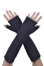 Fingerless Possum Merino Cable Glove