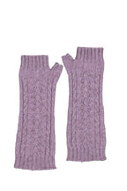 Fingerless Possum Merino Cable Glove