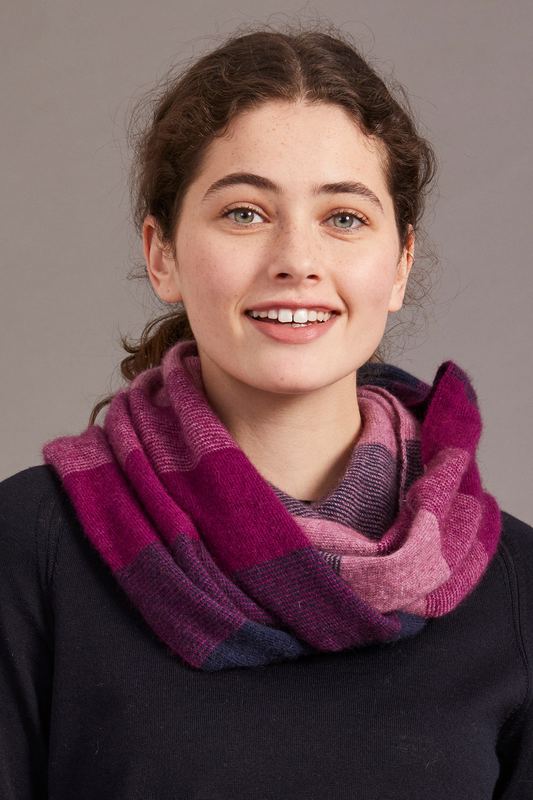 Ombre Possum Merino Snood Secondary image