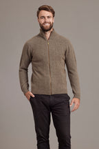 Rib Front Possum Merino Jacket