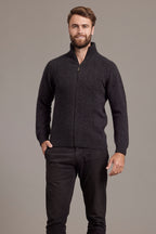 Rib Front Possum Merino Jacket