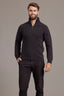 Rib Front Possum Merino Jacket
