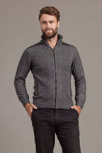 Lambskin Leather Trim Possum Merino Jacket