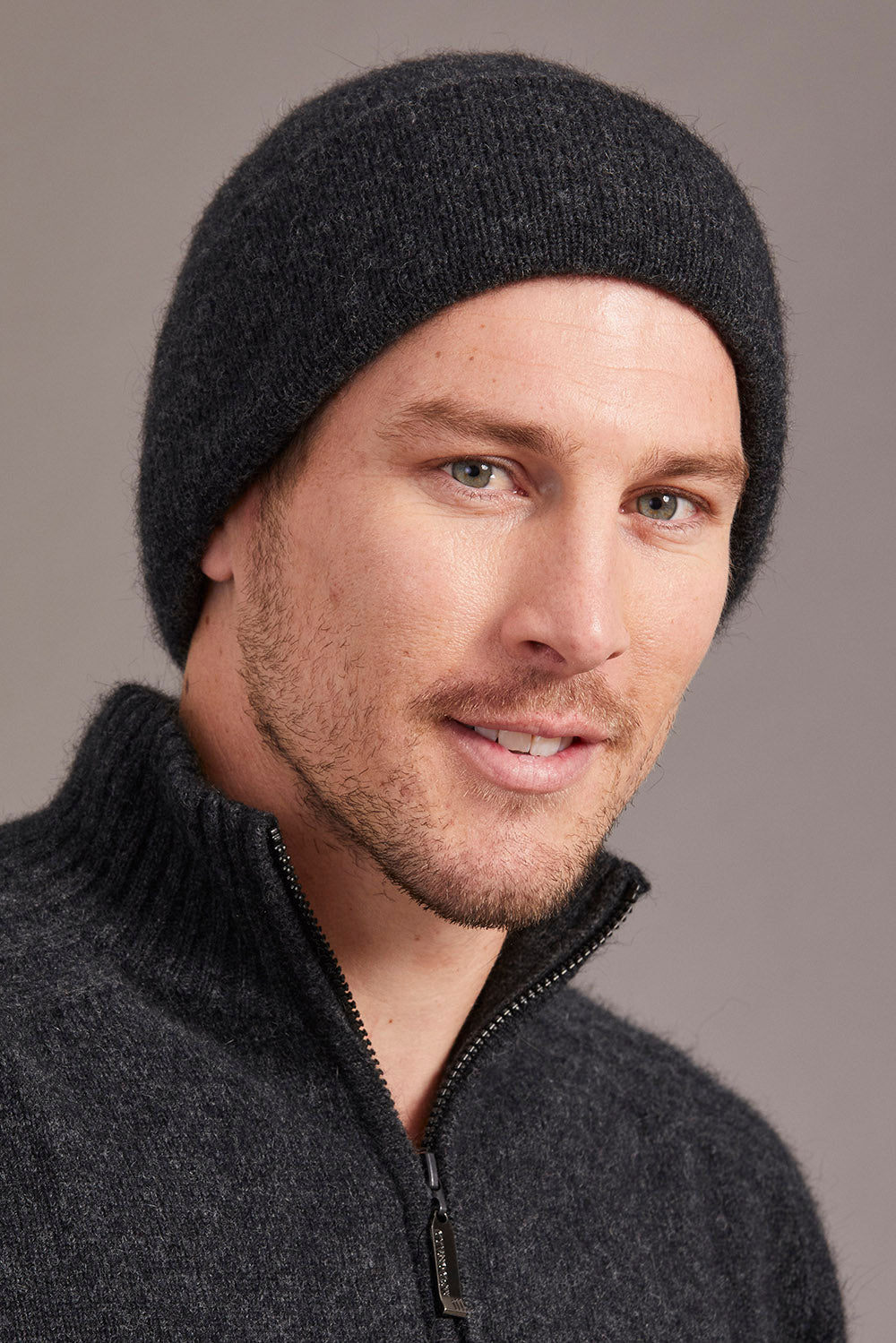 Fine Rib Possum Merino Hat