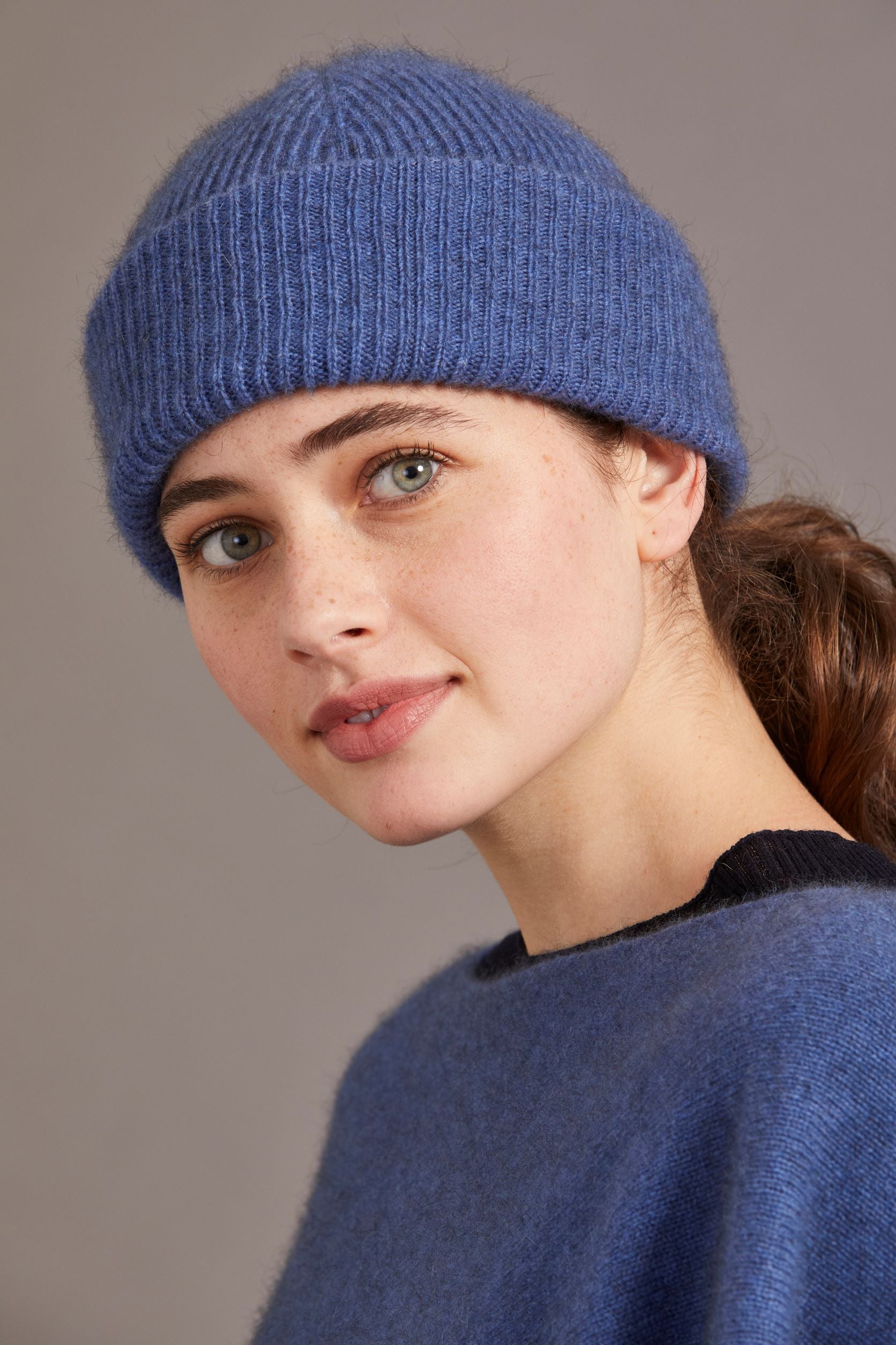 Fine Rib Possum Merino Hat Main image