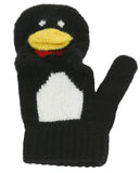 Children's Merino Wool Penguin Mitten - Lothlorian Knitwear