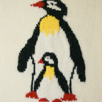 Penguin Design Merino Wool Scarf