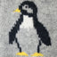 Penguin Motif Merino Wool Gloves