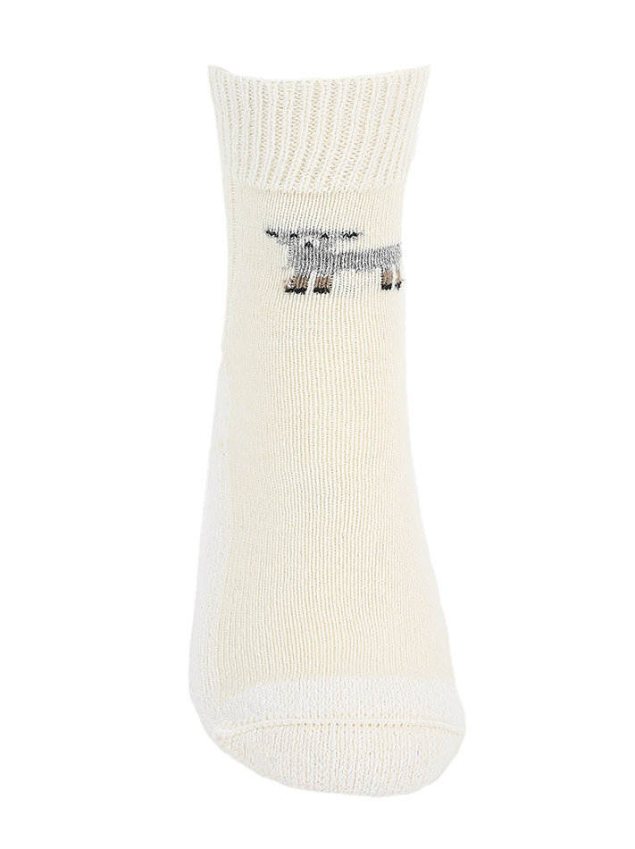 Sheep Motif Merino Wool Socks Main image