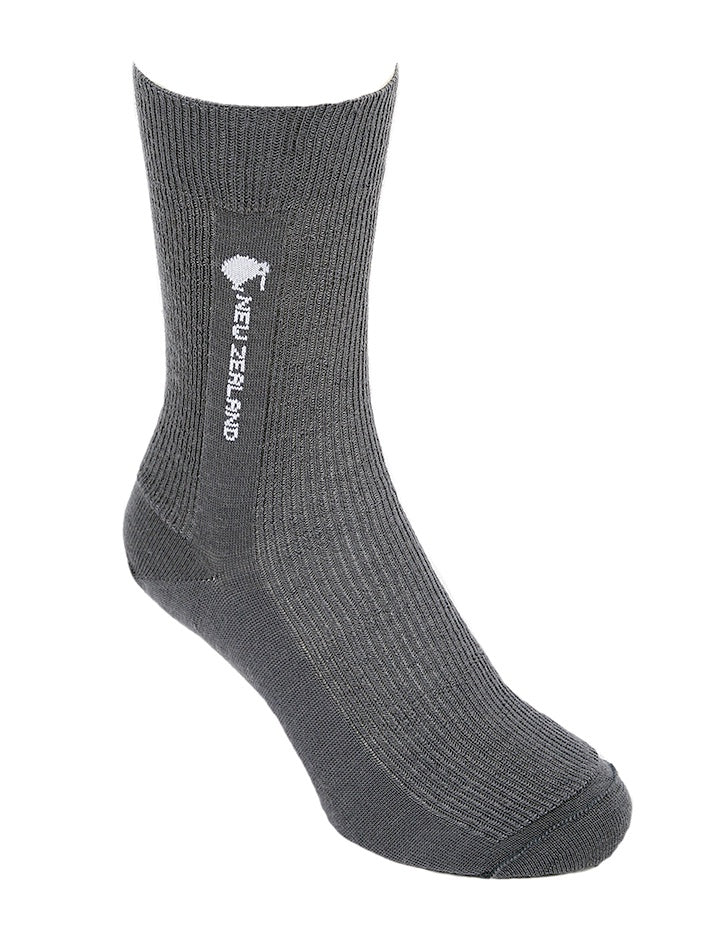 Kiwi Motif Merino Wool Dress Socks Main image