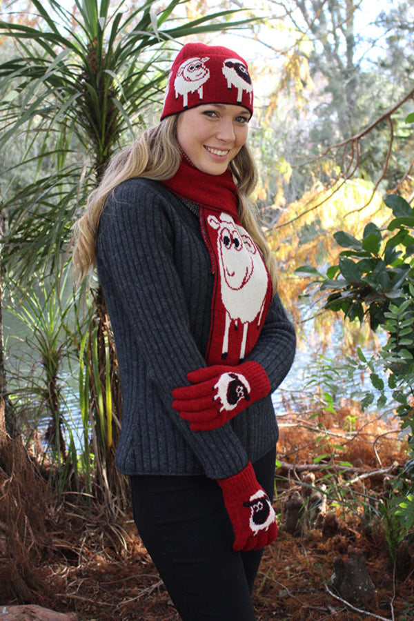 Woolly Sheep Merino Wool Scarf Main image