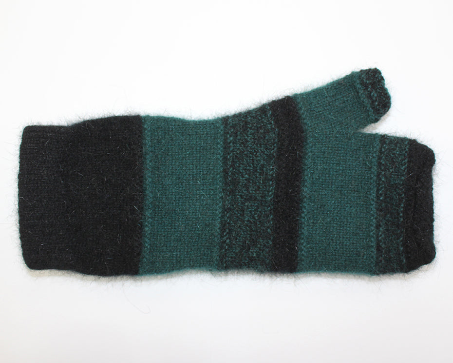 Possum Merino Taupo Fingerless Mitten - Lothlorian Knitwear