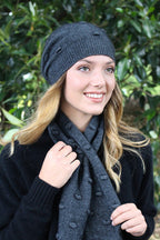Bobble Detail Possum Merino Beanie