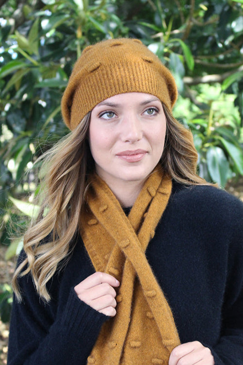 Bobble Detail Possum Merino Beanie Main image