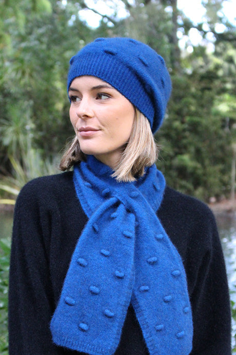Bobble Detail Possum Merino Beanie Secondary image