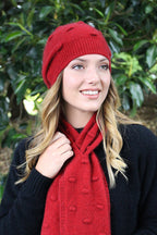 Bobble Detail Possum Merino Beanie