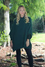 Lush Possum Merino Cowl Neck Poncho